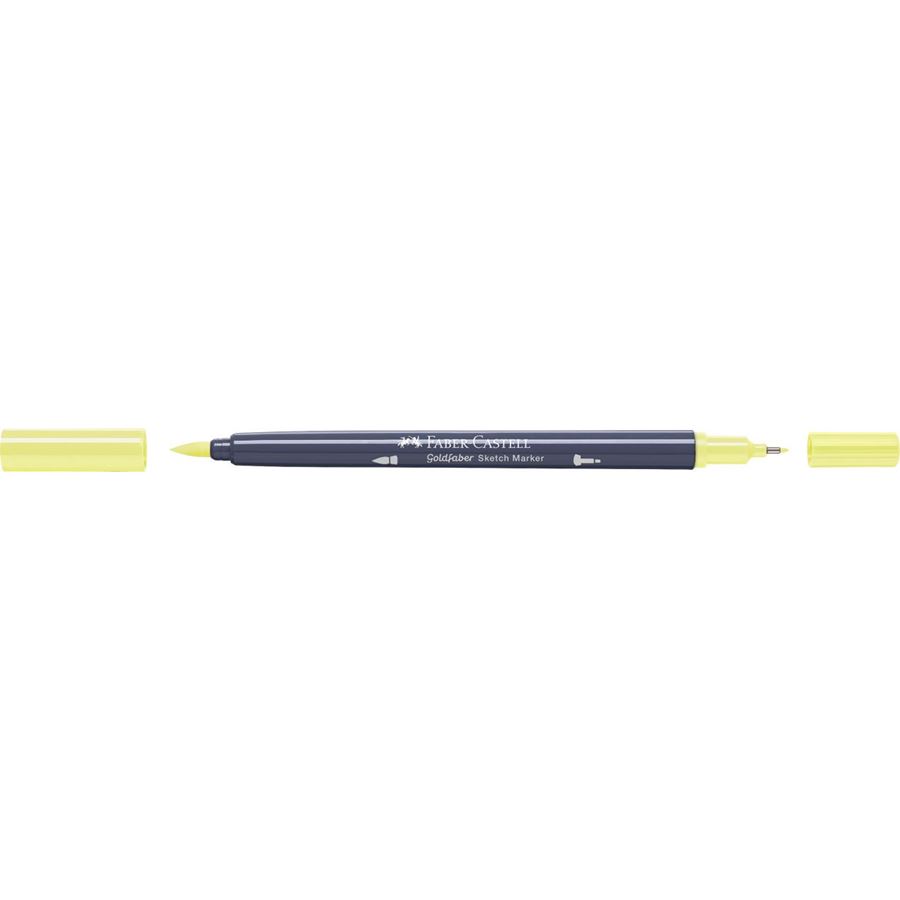 Faber-Castell - Goldfaber Sketch double pointe, 104 light yellow glaze