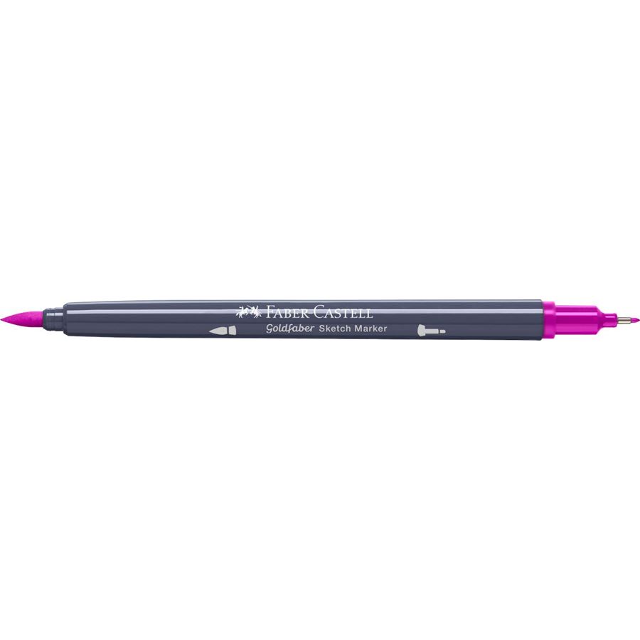Faber-Castell - Goldfaber Sketch double pointe, 125 middle purple pink
