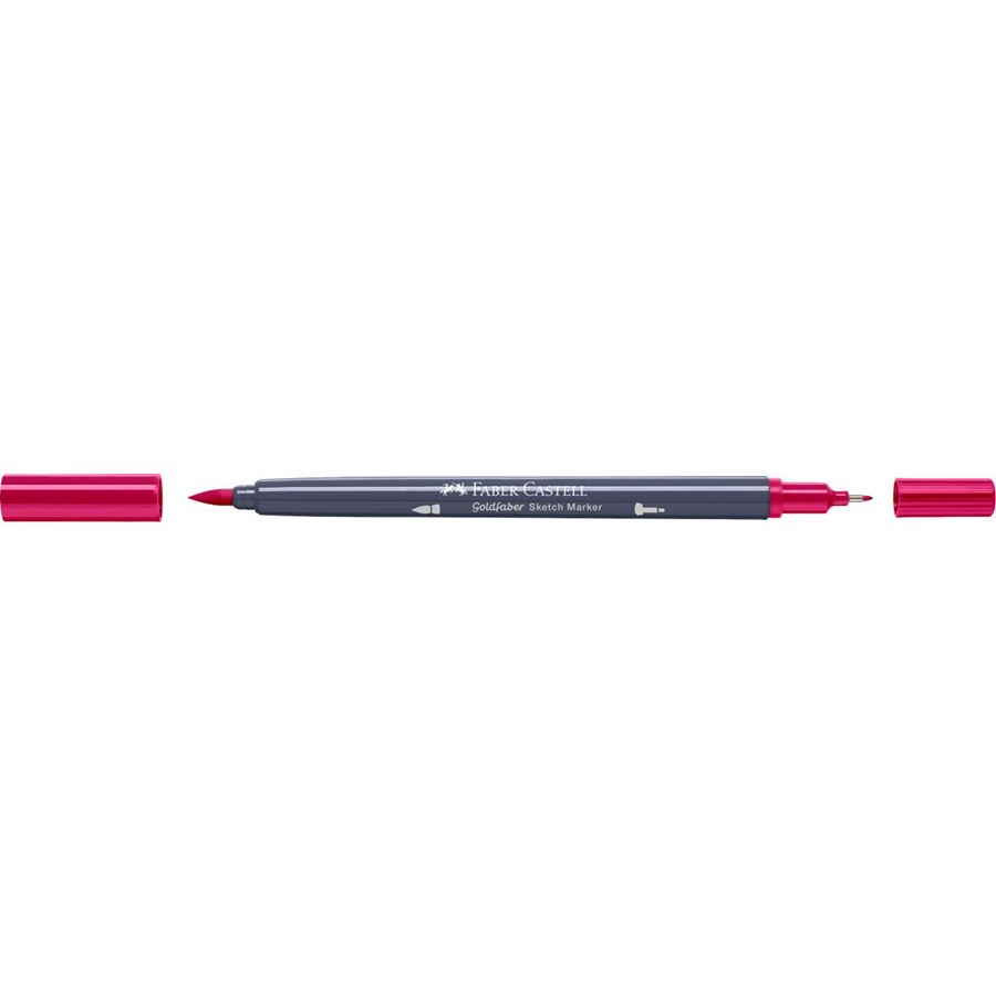 Faber-Castell - Goldfaber Sketch double pointe, 127 pink carmine