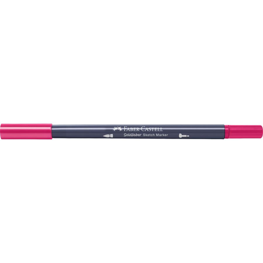 Faber-Castell - Goldfaber Sketch double pointe, 127 pink carmine