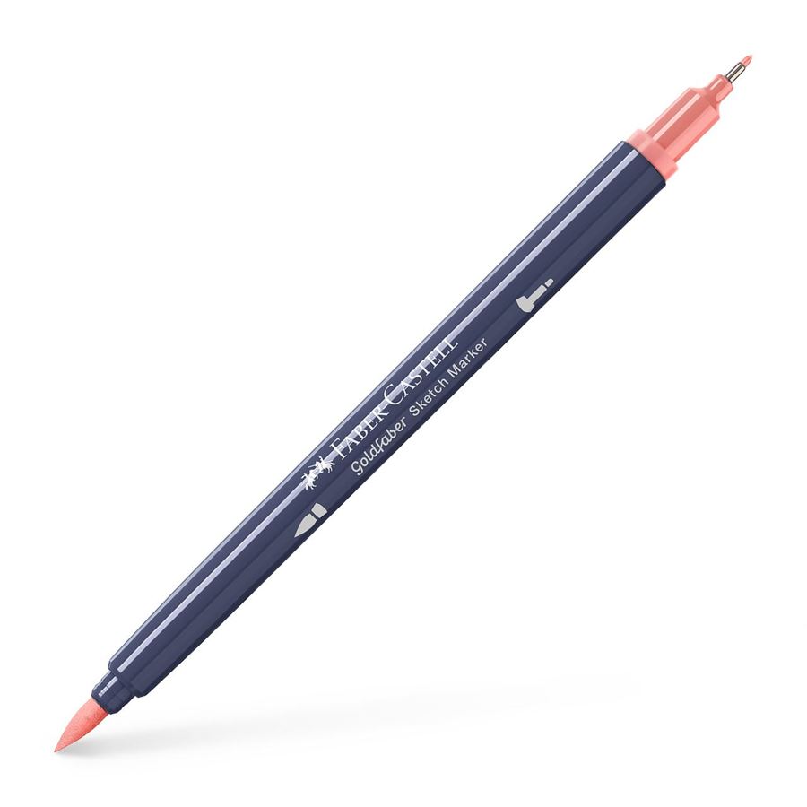 Faber-Castell - Goldfaber Sketch double pointe, 131 coral