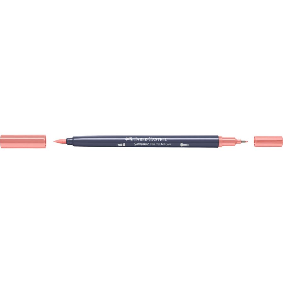 Faber-Castell - Goldfaber Sketch double pointe, 131 coral