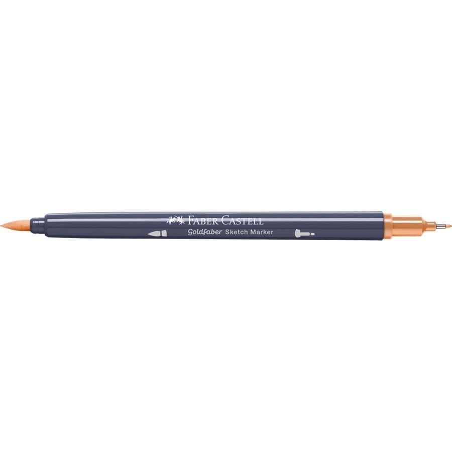 Faber-Castell - Goldfaber Sketch double pointe, 186 terracotta
