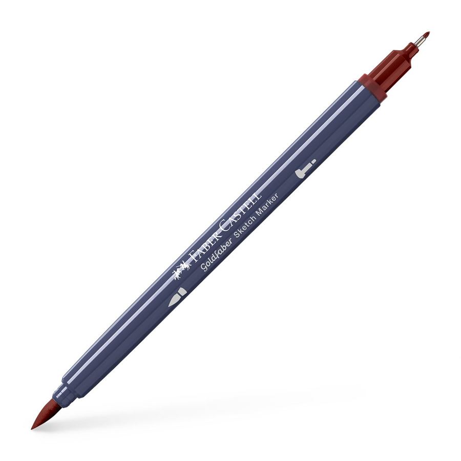 Faber-Castell - Goldfaber Sketch double pointe, 378 mahogany
