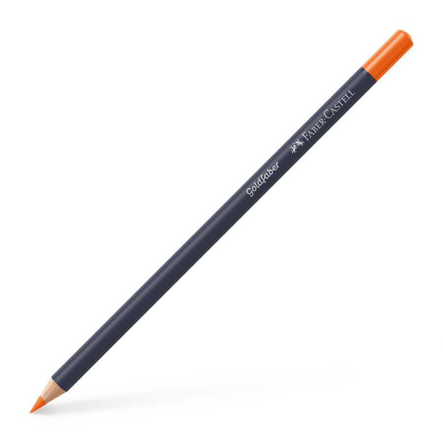 Faber-Castell - Crayon de couleur Goldfaber orange cadmium foncé