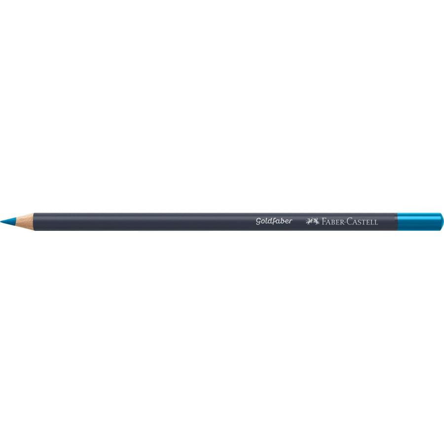 Faber-Castell - Crayon de couleur Goldfaber turquoise cobalt