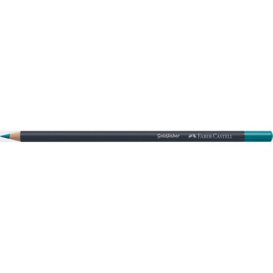 Faber-Castell - Crayon de couleur Goldfaber turquoise cobalt clair