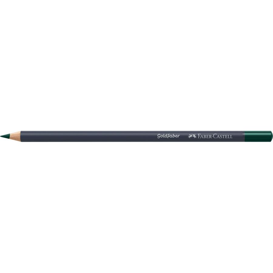 Faber-Castell - Crayon de couleur Goldfaber vert cobalt intense