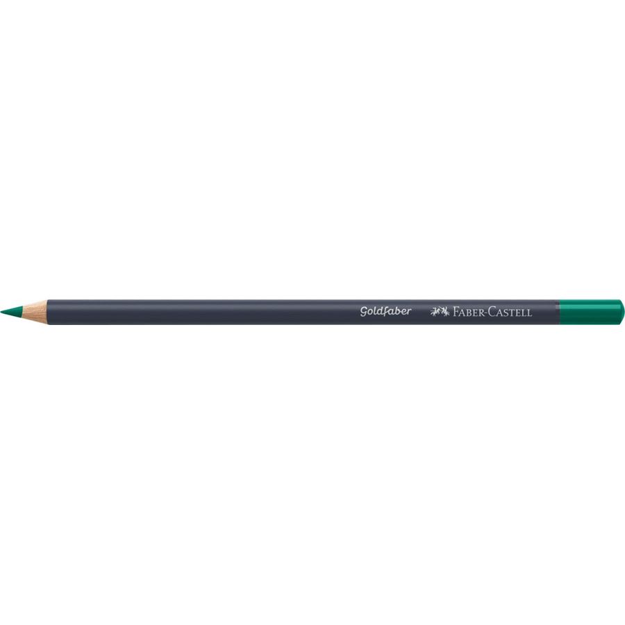 Faber-Castell - Crayon de couleur Goldfaber vert émeraude