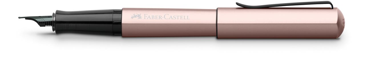 Faber-Castell - Stylo-plume Hexo rose moyenne
