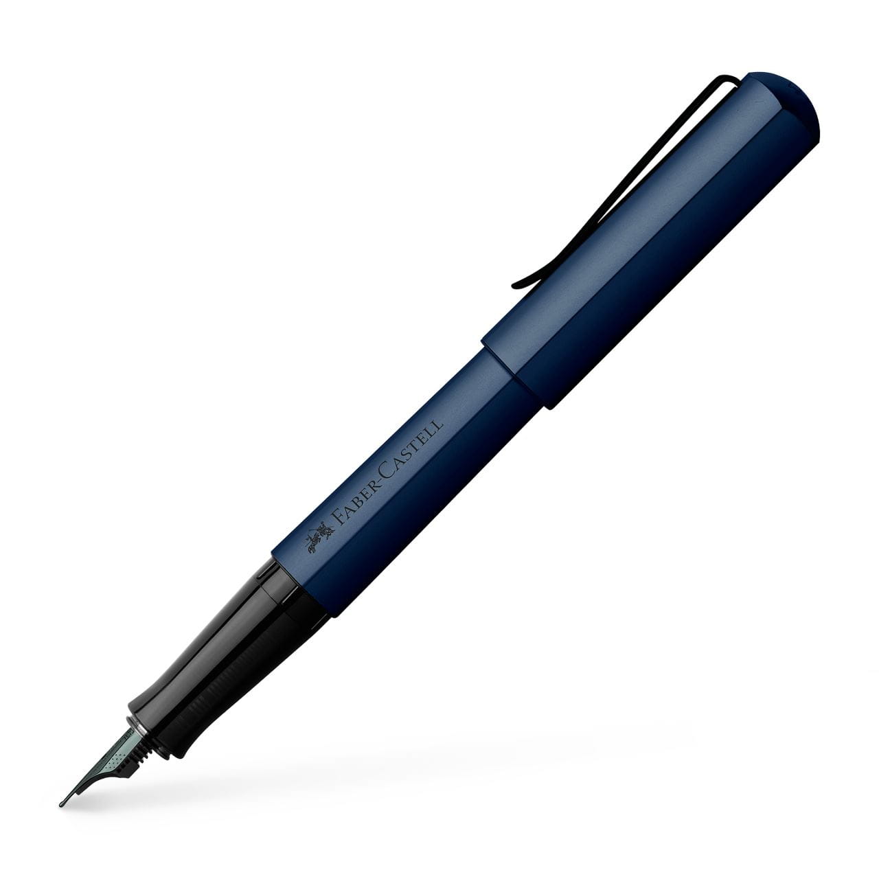 Faber-Castell - Stylo-plume Hexo bleu, taille de plume large