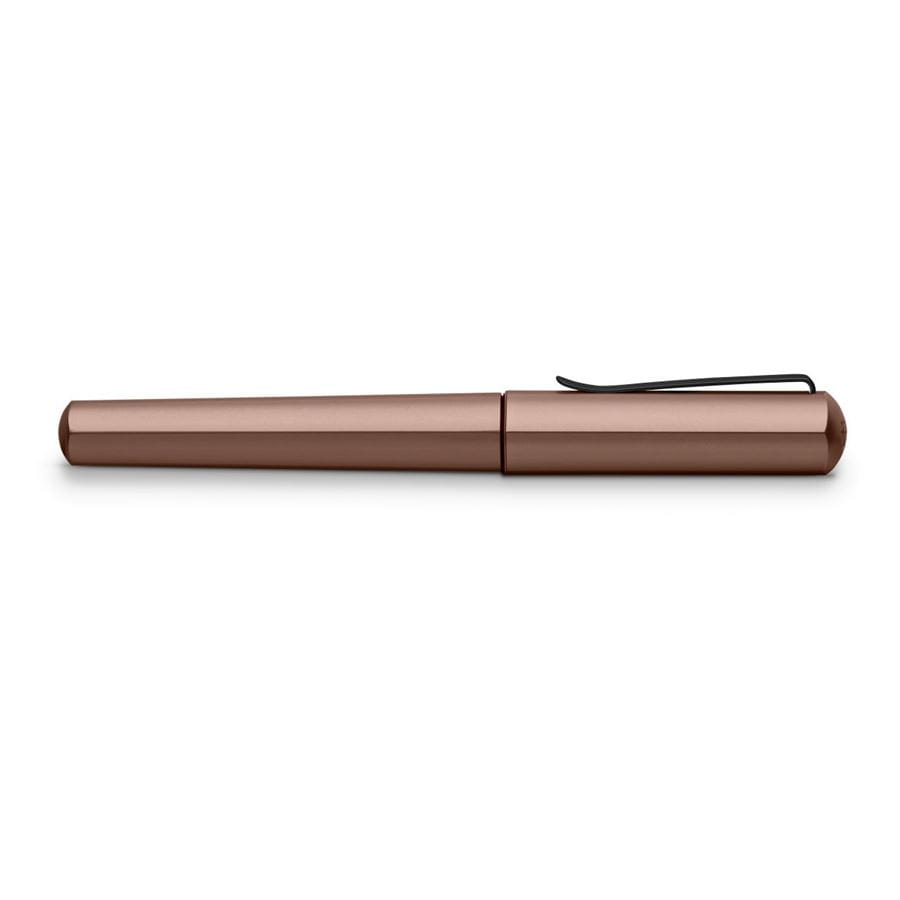 Faber-Castell - Stylo-plume Hexo bronze, taille de plume moyenne