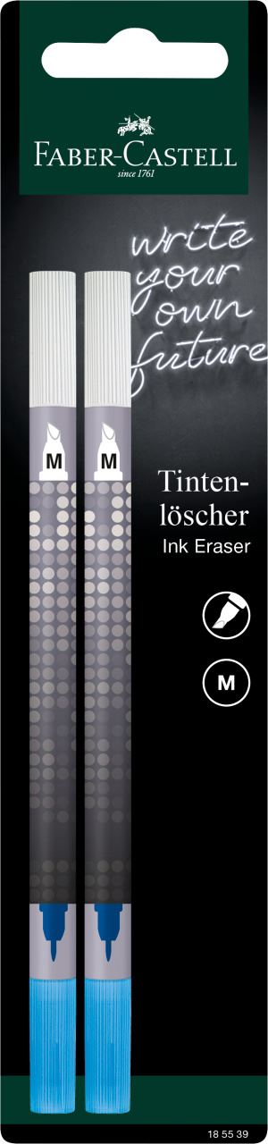 Faber-Castell - Blister de 2 effaceurs M
