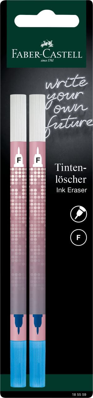 Faber-Castell - Blister de 2 effaceurs F