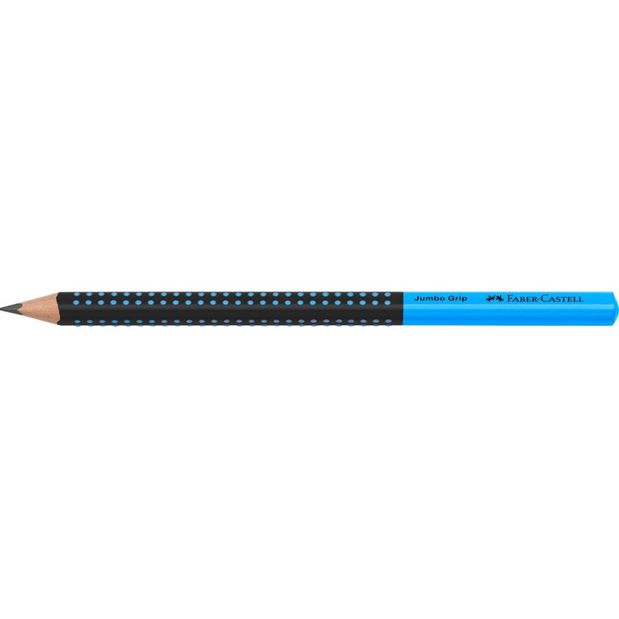 Faber-Castell - Crayon graphite Jumbo Grip Two Tone noir/blue