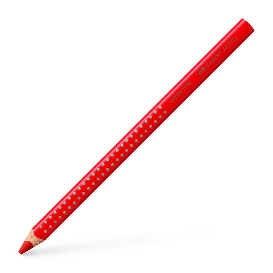 Faber-Castell - Crayon de couleur Jumbo Grip Rouge fraise