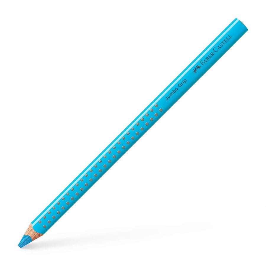 Faber-Castell - Crayon de couleur Jumbo Grip Bleu ciel