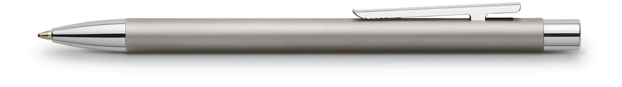 Faber-Castell - Stylo à bille Neo Slim acier inoxydable, mat