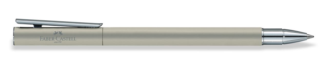 Faber-Castell - Roller Neo Slim acier inoxydable, mat