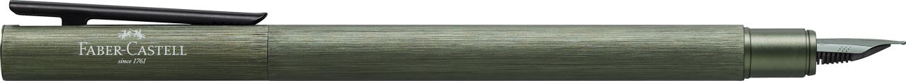 Faber-Castell - Stylo-plume Neo Slim Aluminium vert EF