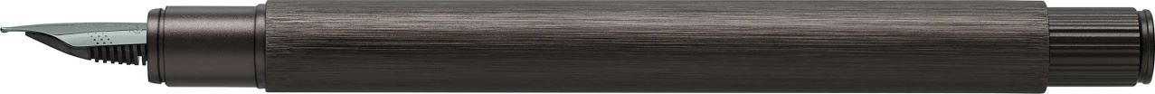 Faber-Castell - Stylo-plume Neo Slim Aluminium noir F