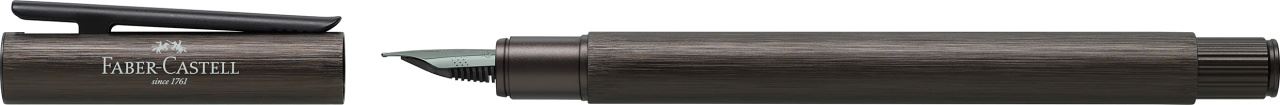 Faber-Castell - Stylo-plume Neo Slim Aluminium noir EF