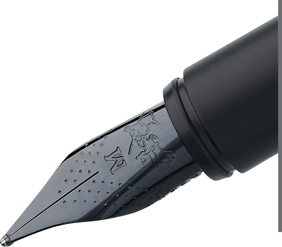 Faber-Castell - Stylo à plume Neo Slim métal noir, extra-fin