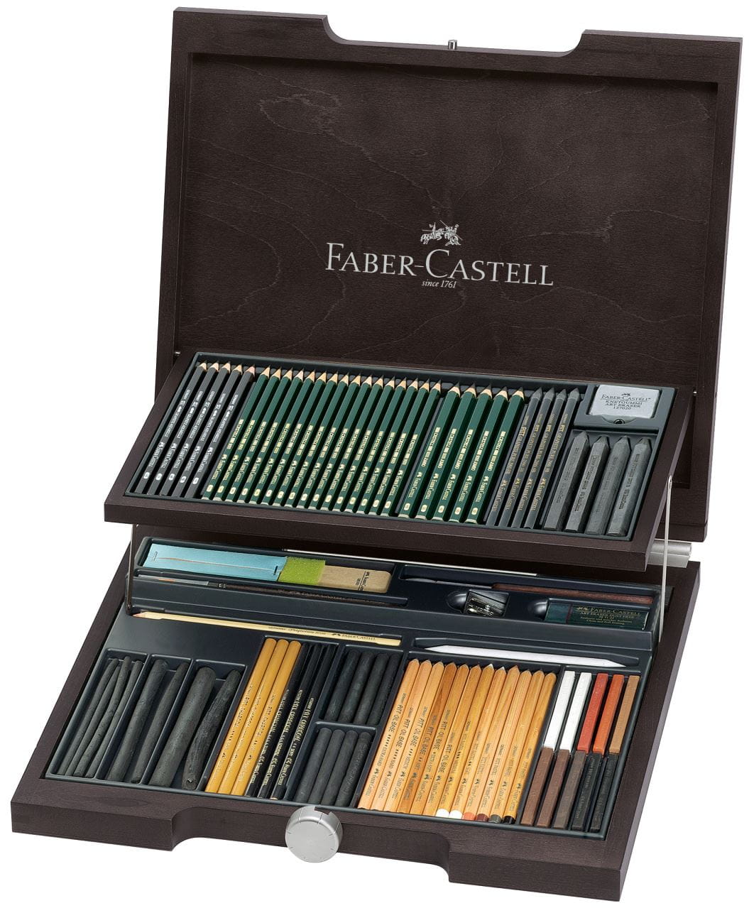 Faber-Castell - Pitt Monochrome, coffret bois