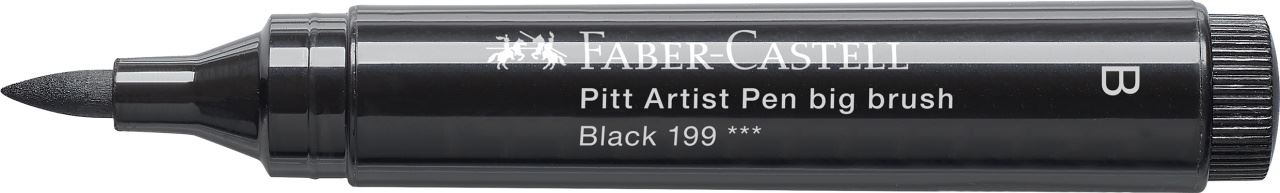 Faber-Castell - Feutre Pitt Artist Pen Big Brush noir