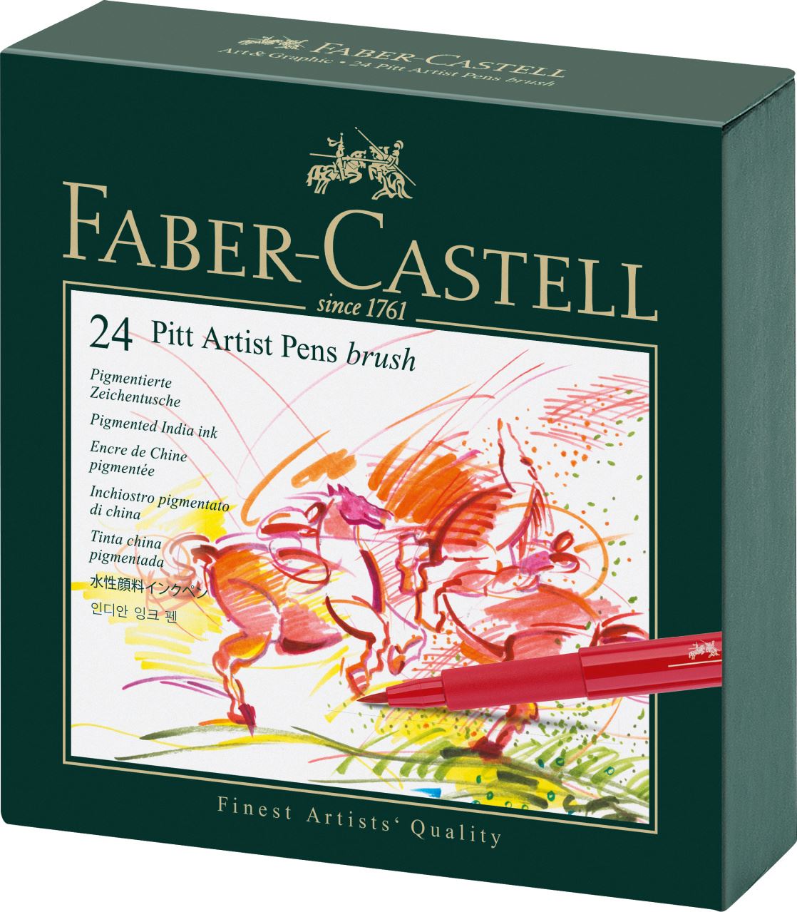 Faber-Castell - Feutre Pitt Artist Pen studio box de 24