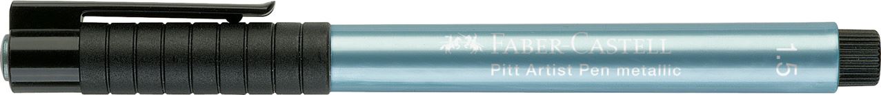 Faber-Castell - Feutre Pitt Artist Pen 1.5 bleu métallique