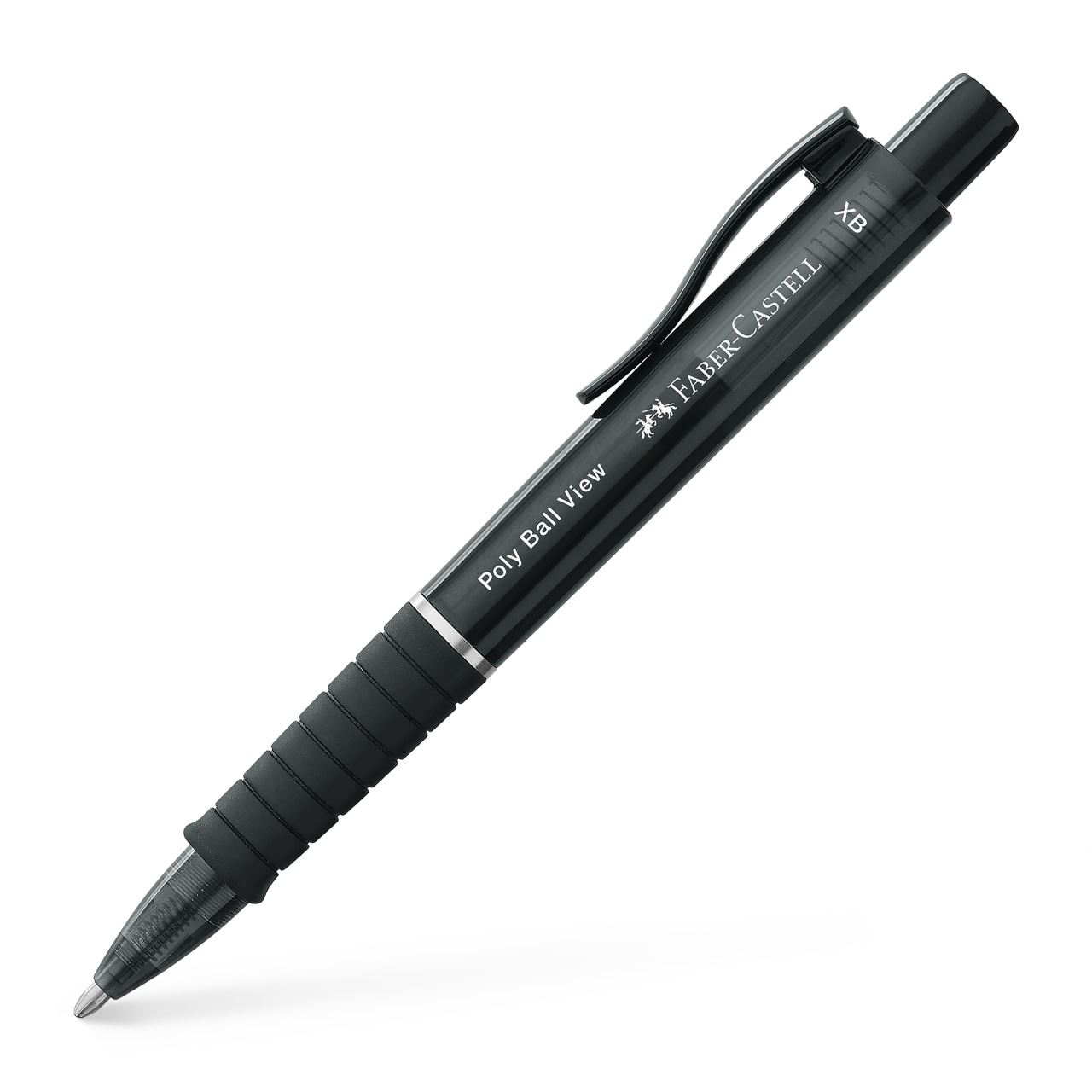 Faber-Castell - Stylo-bille Poly Ball View, XB, noir