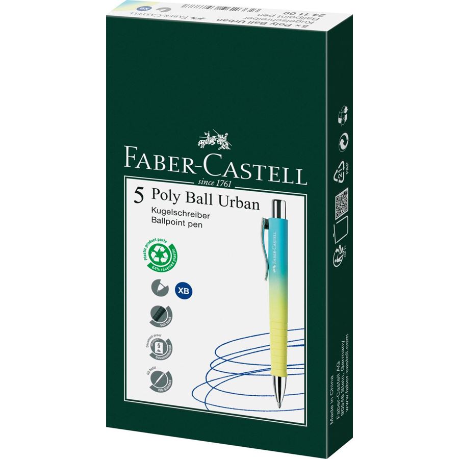 Faber-Castell - Stylo-bille Poly Ball Urban Sunrise