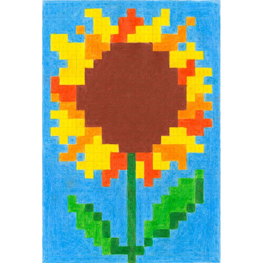 Faber-Castell - Livre de coloriage Pixel avec 32 motifs