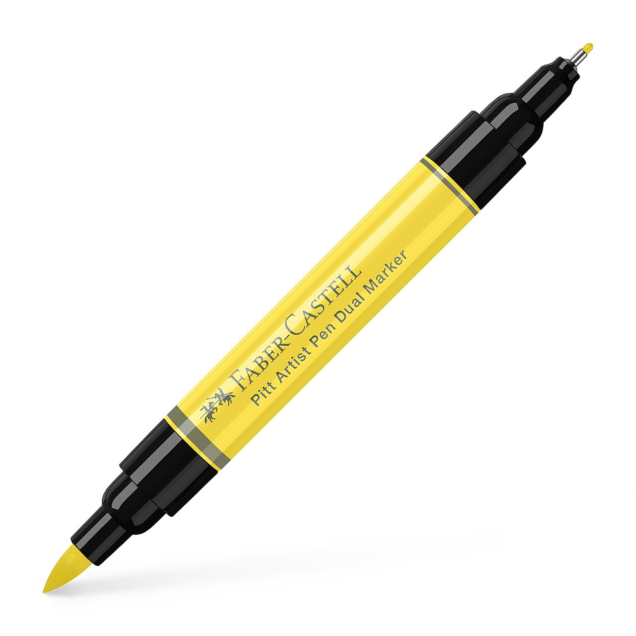 Faber-Castell - Feutre Pitt Artist Pen Double Pointe, jaune clair glacis