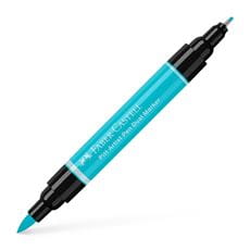 Faber-Castell - Feutre Pitt Artist Pen Double Pointe, turquoise cobalt clair
