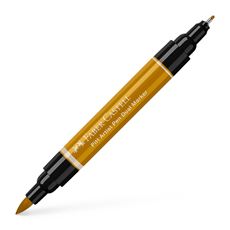 Faber-Castell - Feutre Pitt Artist Pen Double Pointe, vert doré