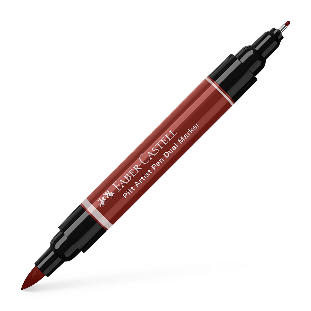 Faber-Castell - Feutre Pitt Artist Pen Double Pointe, rouge indien