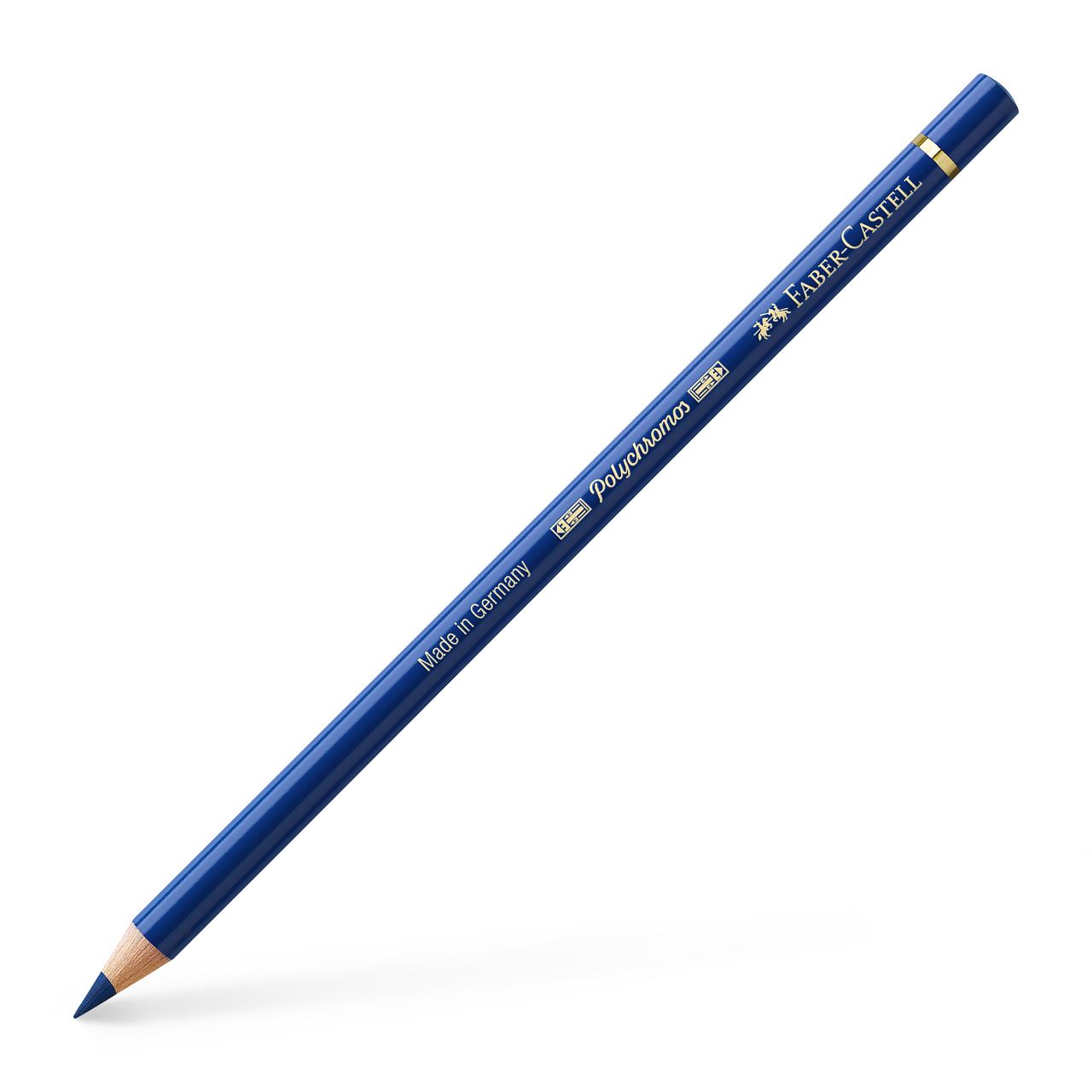 Faber-Castell - Crayon de couleur Polychromos 151 bleu hélio rougeâtre