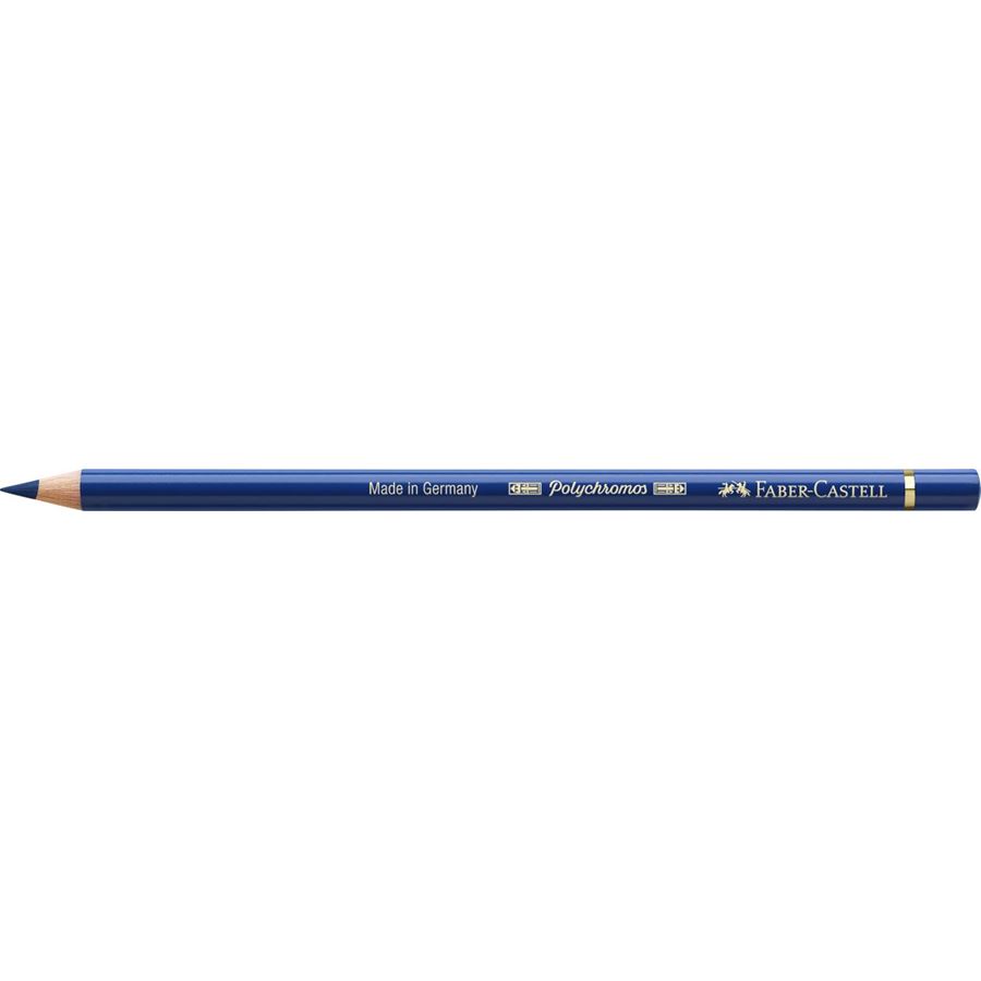 Faber-Castell - Crayon de couleur Polychromos 151 bleu hélio rougeâtre