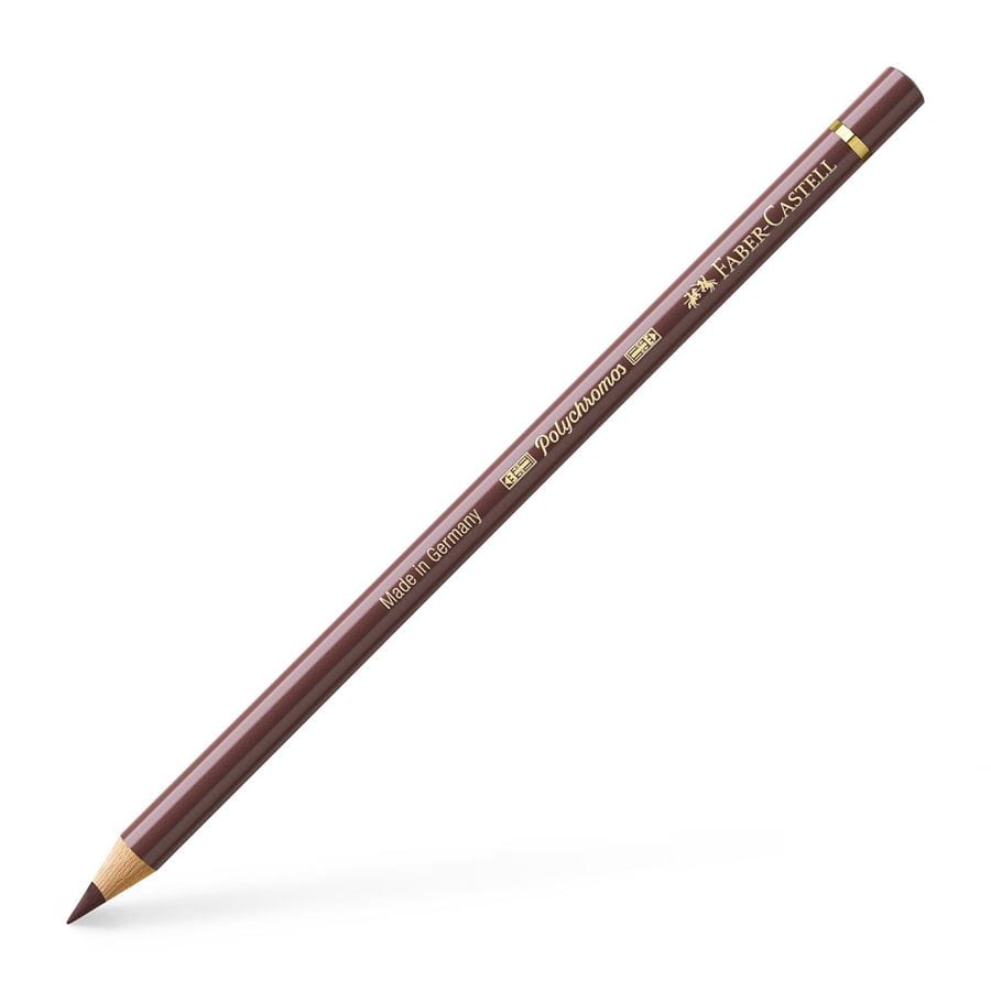 Faber-Castell - Crayon de couleur Polychromos 176 brun van Dyck