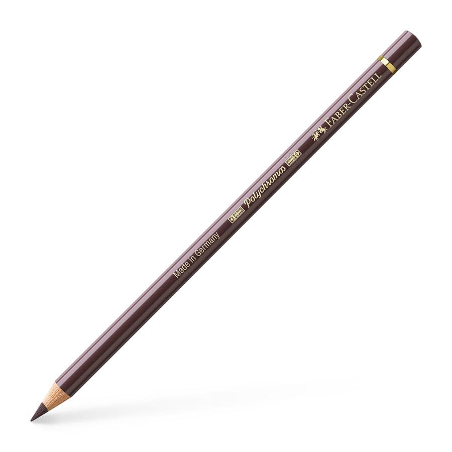 Faber-Castell - Crayon de couleur Polychromos 177 brun noix