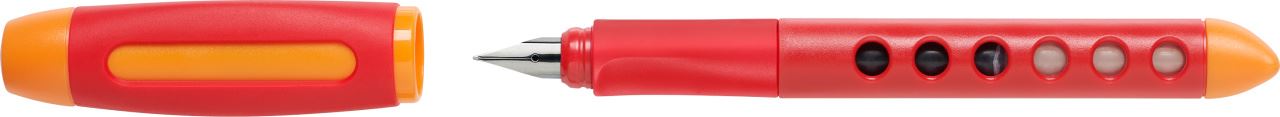 Faber-Castell - Stylo-plume Scribolino rouge gaucher