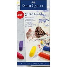 Faber-Castell - Soft pastels mini, boîte de 24