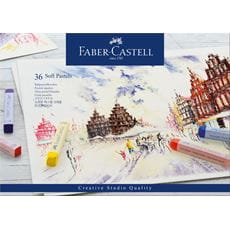 Faber-Castell - Pastels tendres, boîte de 36