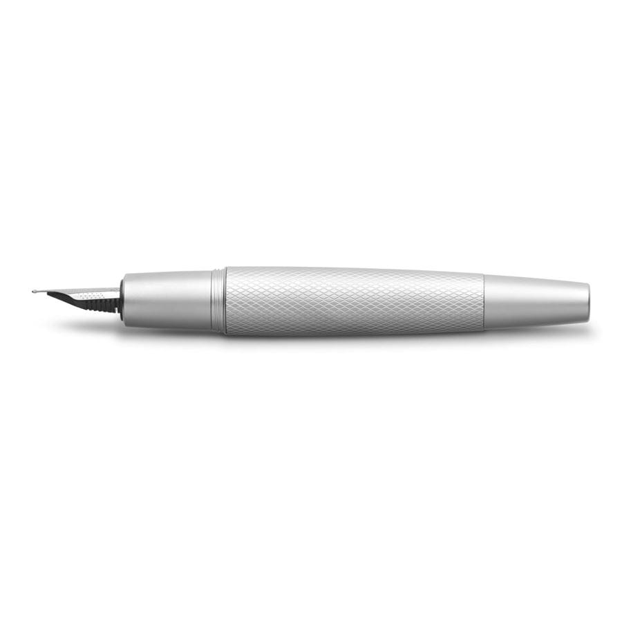 Faber-Castell - Stylo-plume e-motion Pure Silver large